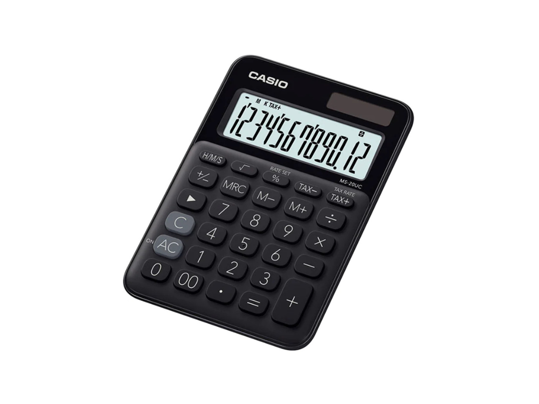 Buy Casio MS-20UC-BK Office Calculator in Qatar Buy Casio MS-20UC-BK Office Calculator in Qatar